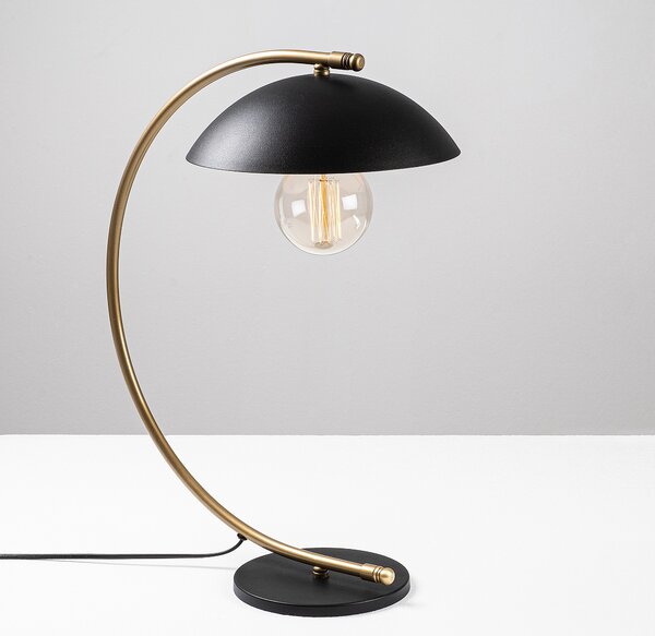 ASIR Stolní lampa SIVANI černá zlatá
