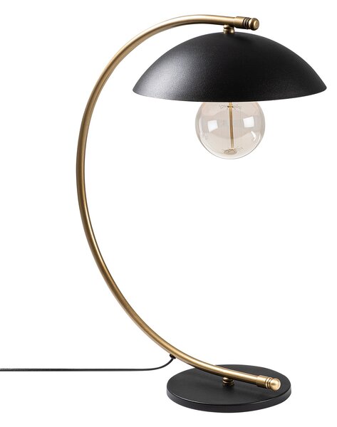 ASIR Stolní lampa SIVANI černá zlatá