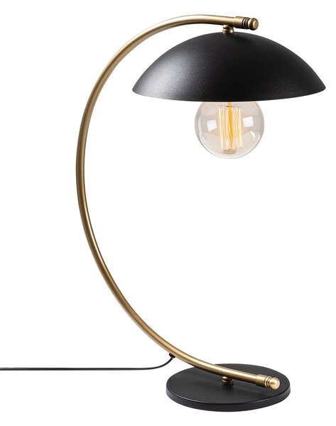 ASIR Stolní lampa SIVANI černá zlatá