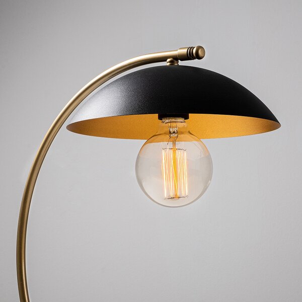ASIR Stolní lampa SIVANI černá zlatá