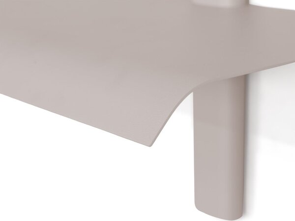 Taupe kovová police 28 cm Hola – Spinder Design