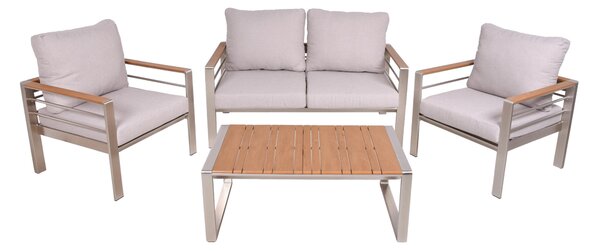 TERASOVÁ SEDACÍ SOUPRAVA 4dílné, kov, plast Gardenson - Online Only zahradní nábytek, Online Only