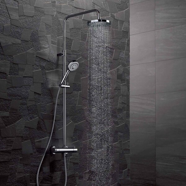 Kludi Dual Shower System sprchová sada na stěnu s termostatem chrom 6809405-00