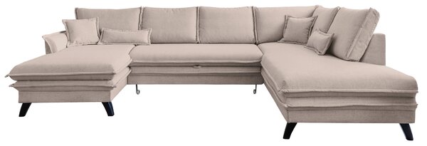 SEDACÍ SOUPRAVA, textil, šedohnědá P & B - Sedací soupravy, Online Only