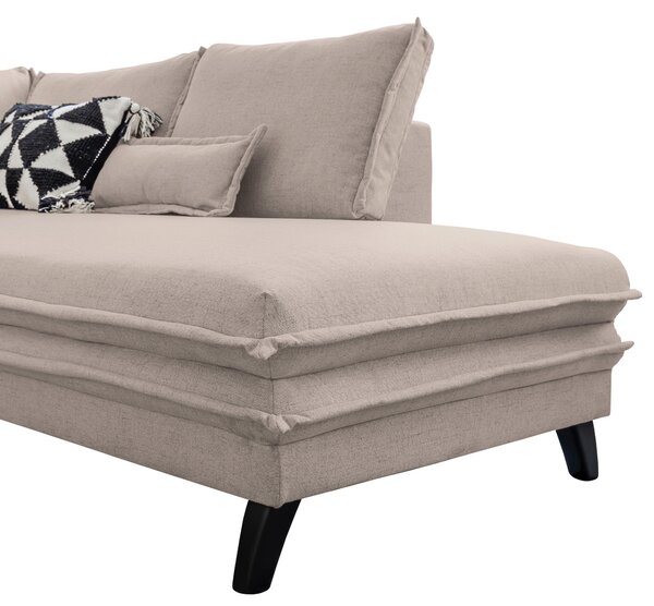 SEDACÍ SOUPRAVA, textil, šedohnědá P & B - Sedací soupravy, Online Only