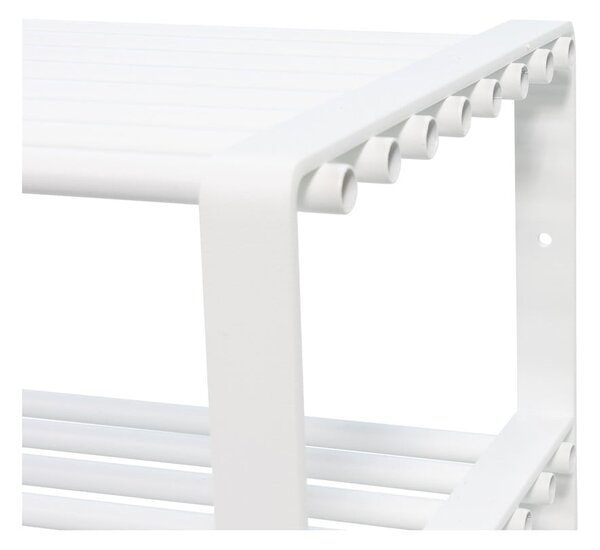 Bílý kovový botník 70x49x29 cm Rex – Spinder Design