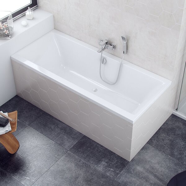 Excellent Pryzmat obdélníková vana 200x90 cm bílá WAEX.PRY20WH