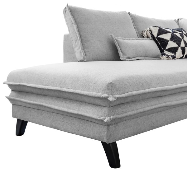 SEDACÍ SOUPRAVA, textil, světle šedá P & B - Sedací soupravy, Online Only