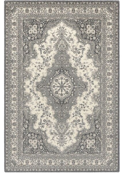 Breno Kusový koberec ISFAHAN ALMAS pearl, 133x180 cm, Šedá/Béžová