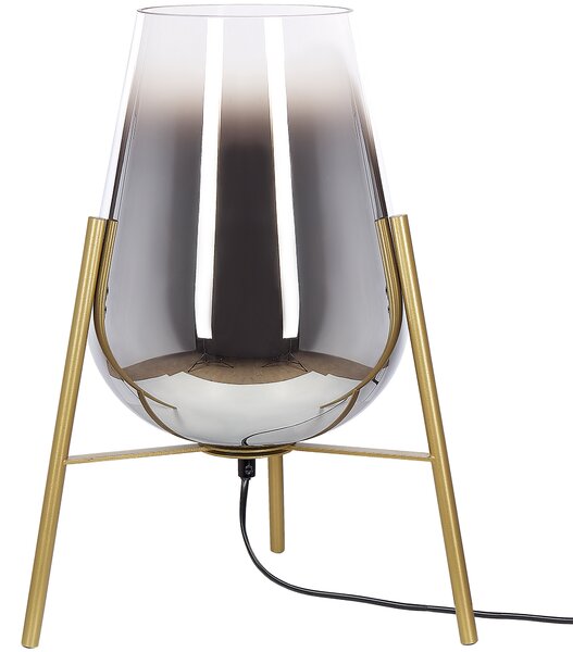 Stolní lampa MENA Kov Zlatá