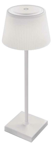 EMOS LED stolní lampa KATIE, nabíjecí, bílá Z7630W
