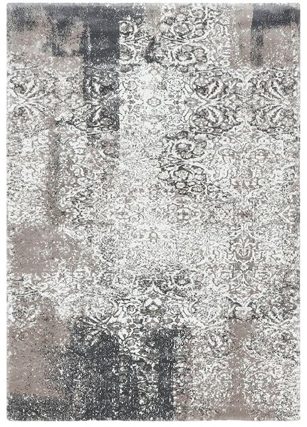Breno Kusový koberec LUSH BUDS beige, 133x190 cm, Šedá/Béžová