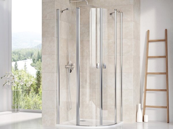 Ravak Elipso Pro půlkruhová sprchová vanička 90x90 cm bílá XA247701010