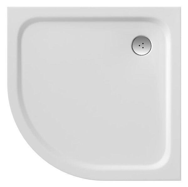 Ravak Elipso Pro půlkruhová sprchová vanička 90x90 cm bílá XA247701010