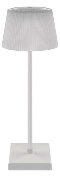 EMOS LED stolní lampa KATIE, nabíjecí, bílá Z7630W