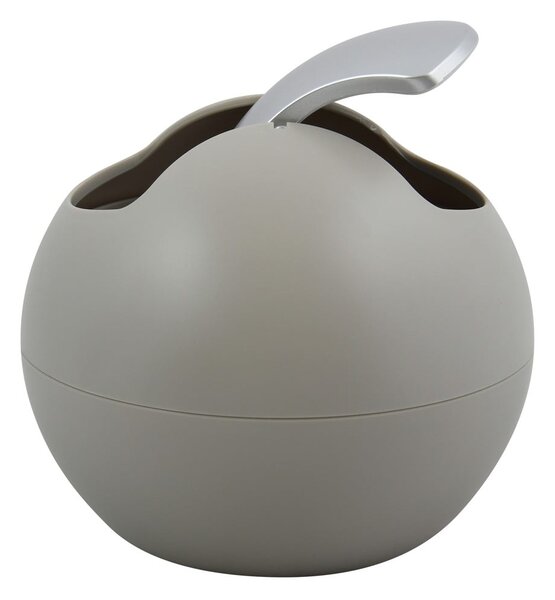 Taupe plastový odpadkový koš 1 l Bowl Matt – Spirella