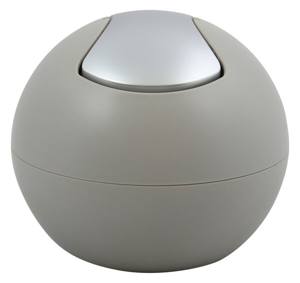 Taupe plastový odpadkový koš 1 l Bowl Matt – Spirella