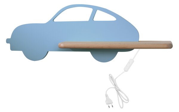 Candellux Nástěnné svítidlo policové 5W, modré auto - s napájecím kabelem 21-85085