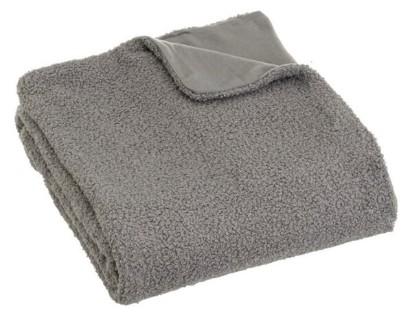 Šedá deka s beránkem 130x160 cm Sherpa Bouclé – Casa Selección