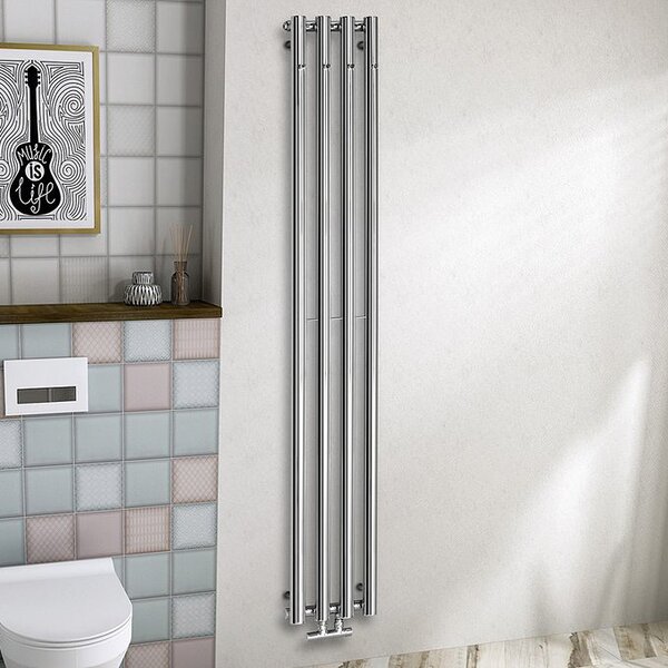 Sapho Pilon koupelnový radiátor designově 180x27 cm chrom IZ120T