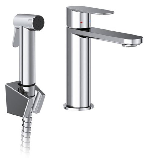 Ravak Chrome II umyvadlová baterie s hlavicí typu bidetta stojící chrom X070450