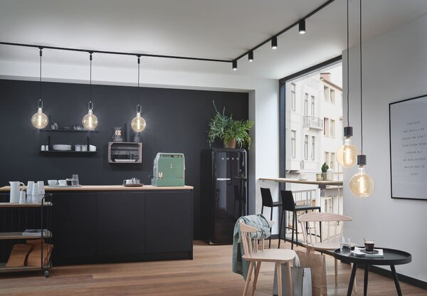 Paulmann 28751 černá LED žárovka, 7W LED 2700K stmívatelná