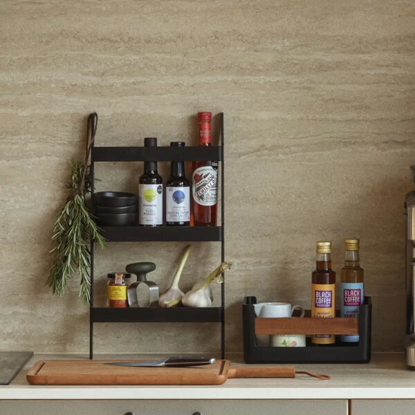 Eva Solo Černý kuchyňský organizér Nordic Kitchen 50 x 28 cm