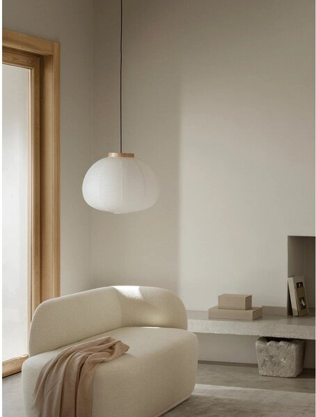 Béžové úložné boxy v sadě 2 ks s víkem z umělé kůže 40x30x11 cm Sahla – Blomus