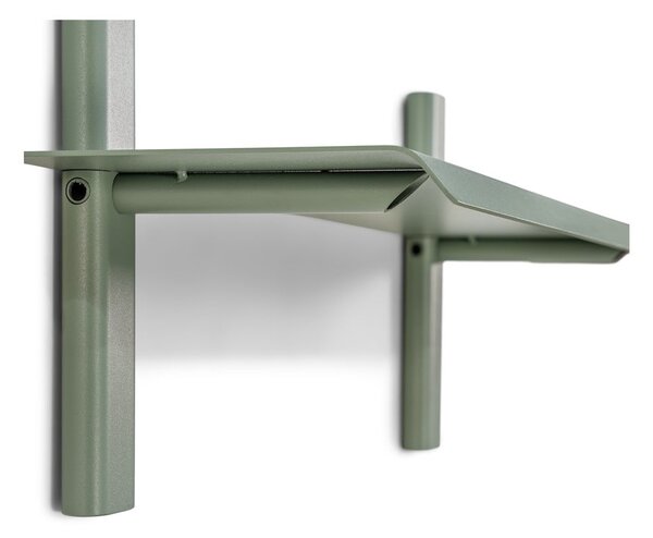 Šedozelená kovová police 60 cm Hola – Spinder Design