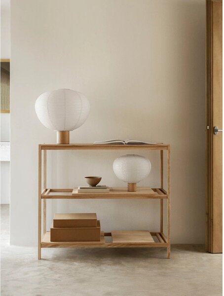 Béžové úložné boxy v sadě 2 ks s víkem z umělé kůže 40x30x11 cm Sahla – Blomus
