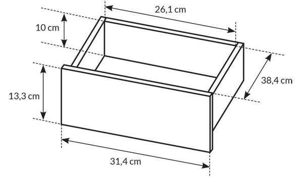 Psací stůl ADA | 120 cm | UNI provedení | bílá mat