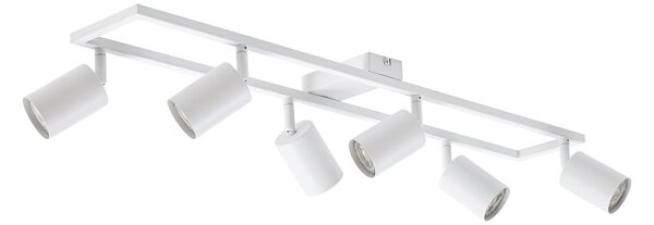 Stropní Lampa Lindby, Bravius, stmívatelné, Bílá, Obývací pokoj, Kov