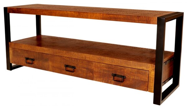 TV stolek Retro 150x60x45 z indického masivu mango