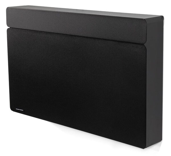 Černý kovový výklopný/závěsný botník 78x48x13 cm Luigi – Spinder Design