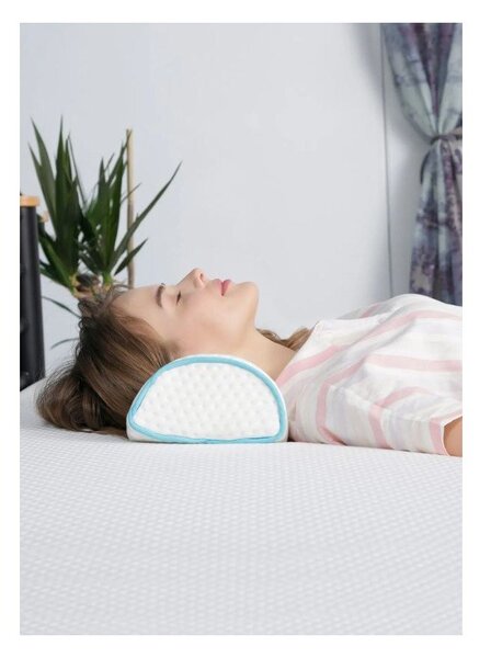 Ergonomický polštář s výplní z paměťové pěny 18x42 cm – Mila Home