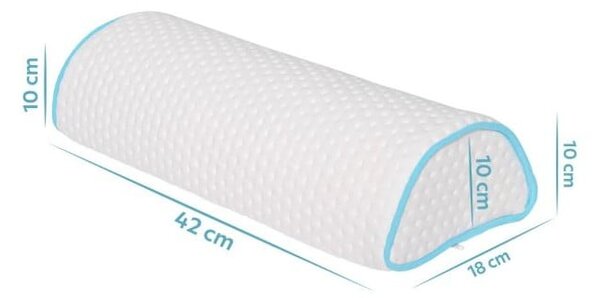 Ergonomický polštář s výplní z paměťové pěny 18x42 cm – Mila Home