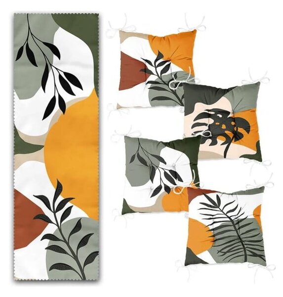 Set podsedáků a běhounu 5 ks Illustrated Autumn – Mila Home