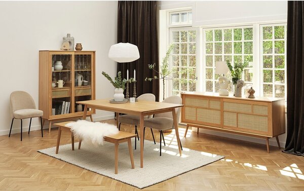 Lavice v přírodní barvě Barrali – Unique Furniture