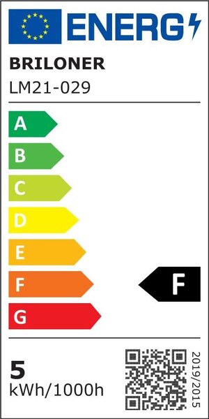 BRI 2992-028 LED bodové svítidlo 27,5 cm 2xGU10 9,6W 800lm chrom - BRILONER