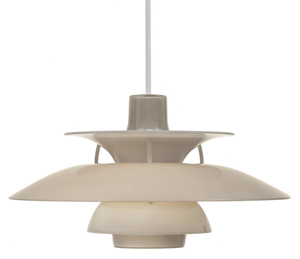 Závěsná svítidlo Louis Poulsen, PH 5 320, stmívatelné, Béžová, Jídelna, Plast, Design