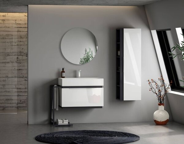 Venti Koło Led zrcadlo 100x100 cm kulatý s osvětlením 5907459662764