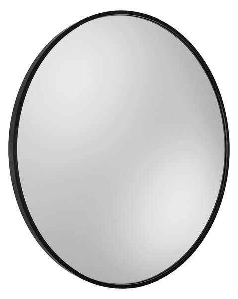 Dubiel Vitrum Zoe zrcadlo 80x80 cm kulatý s osvětlením černá 5905241012988