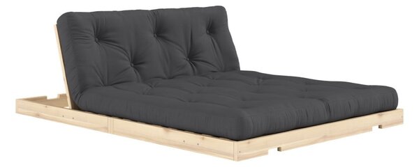 Tmavě šedá rozkládací pohovka 145 cm Flip – Karup Design