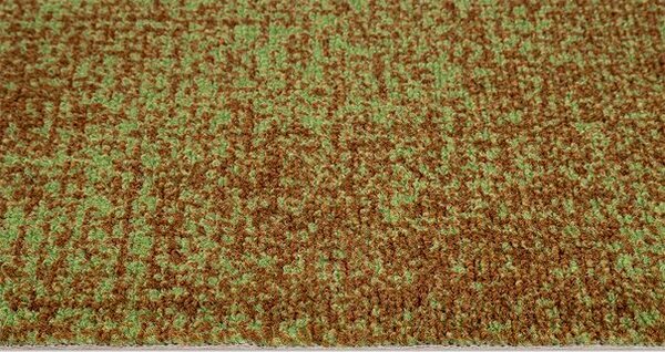 Breno Metrážový koberec CHROMA 24 zeleno-oranžová, šíře 400 cm, Vícebarevné