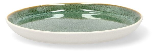 Bílý/zelený dezertní talíř z kameniny ø 21 cm Gastro White/Green – Bitz