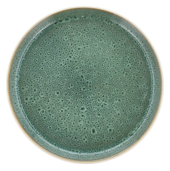 Bílý/zelený dezertní talíř z kameniny ø 21 cm Gastro White/Green – Bitz