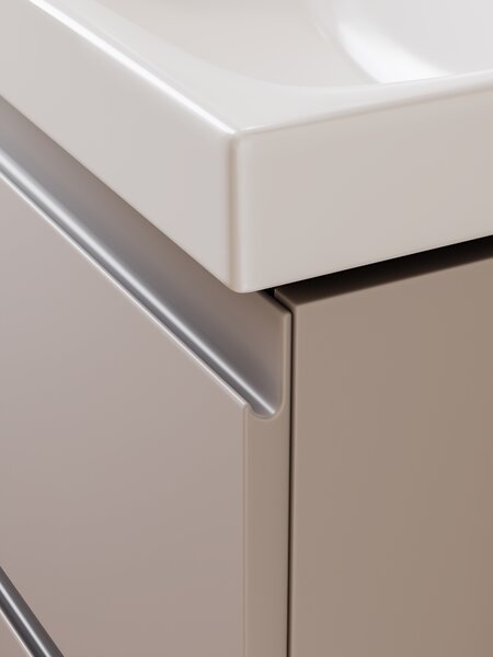 Cersanit Moduo umyvadla se skříňkou 60 cm béžová S4013-008