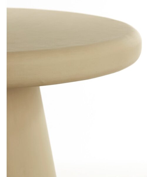 Béžový kulatý konferenční stolek ø 70 cm Kulona – Light & Living