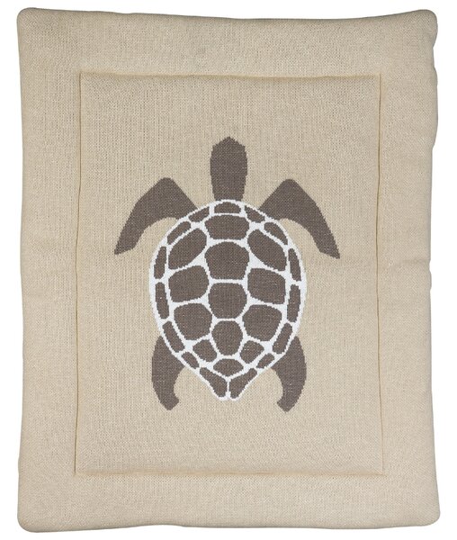 Béžová hrací deka Quax Turtle 93 x 73 cm
