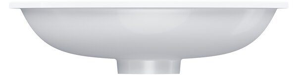 Omnires Shell M+ umyvadlo 48x31 cm oválné pod pult bílá lesk SHELL480UPBP